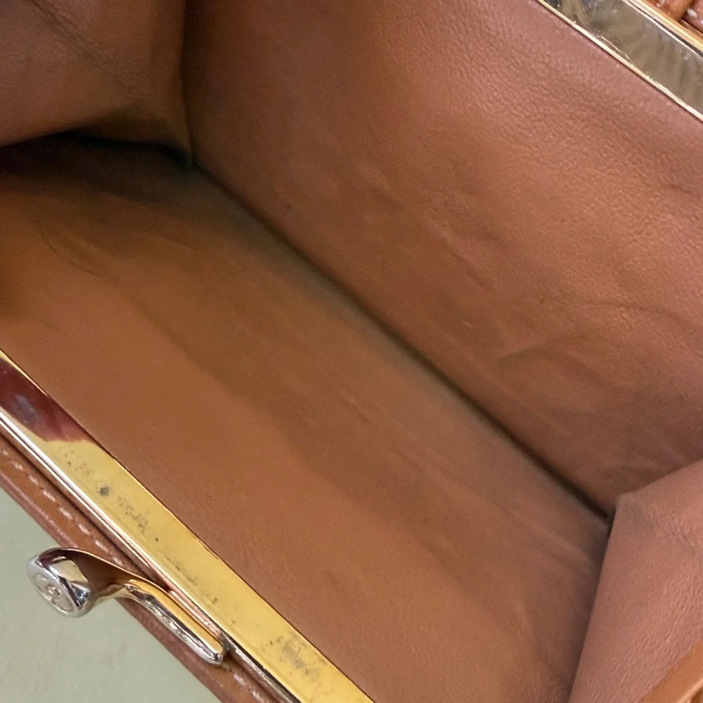 Vintage cream/orange Gucci coated canvas/leather wallet - Picture 14 of 15